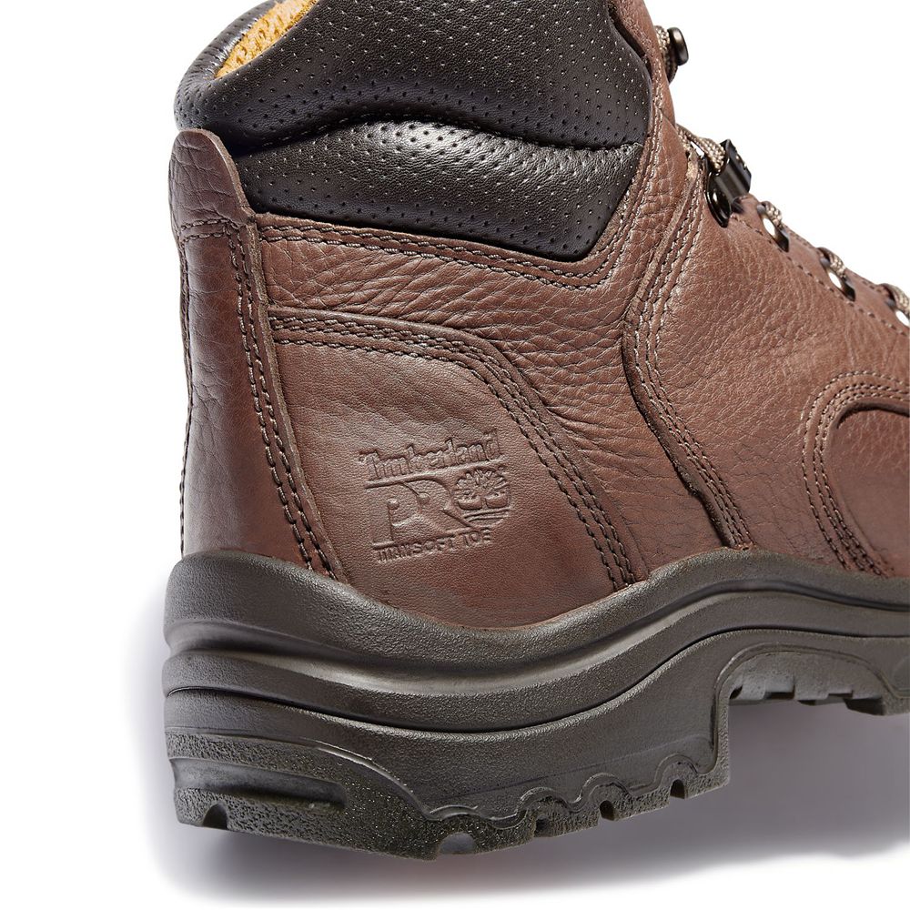 Botas de Trabajo Timberland Hombre Pro® Titan® 6\" Soft Toe Marrones/Negras - Chile QYT-759168